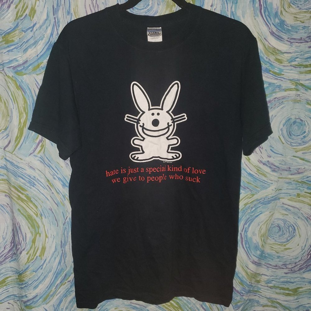 Happy Bunny hate is just a special kind of love we give to people who suck Shirt